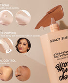 SHELOVES Flawless Matte Liquid Foundation, Long-Lasting & Buildable 30ml